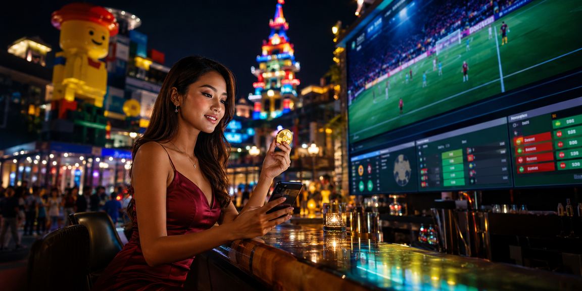 Suasana taruhan bola sepak yang meriah di platform dalam talian ds4windows Malaysia